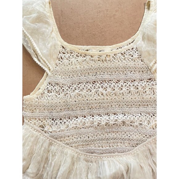 Pins and Needles Women's Lace Top (Anthropologie)‎ Romantic Fairy Flowy Top - Picture 2 of 8